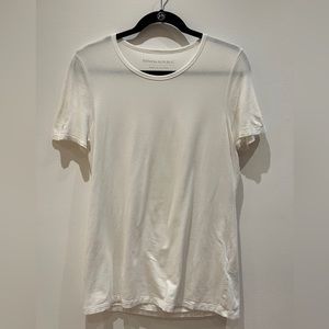 Banana Republic White Fitted Tee - Size L